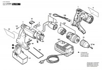 Bosch 0 601 946 580 Gsr 12 Vpe-2 Cordless Screw Driver 12 V / Eu Spare Parts